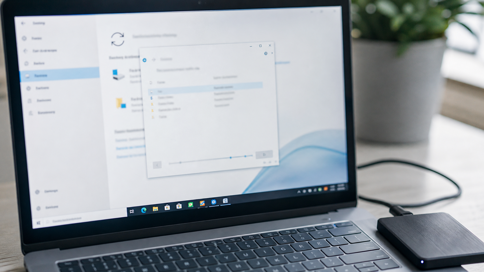 Windows Backup und Dateiversionsverlauf auf einem Laptop prüfen