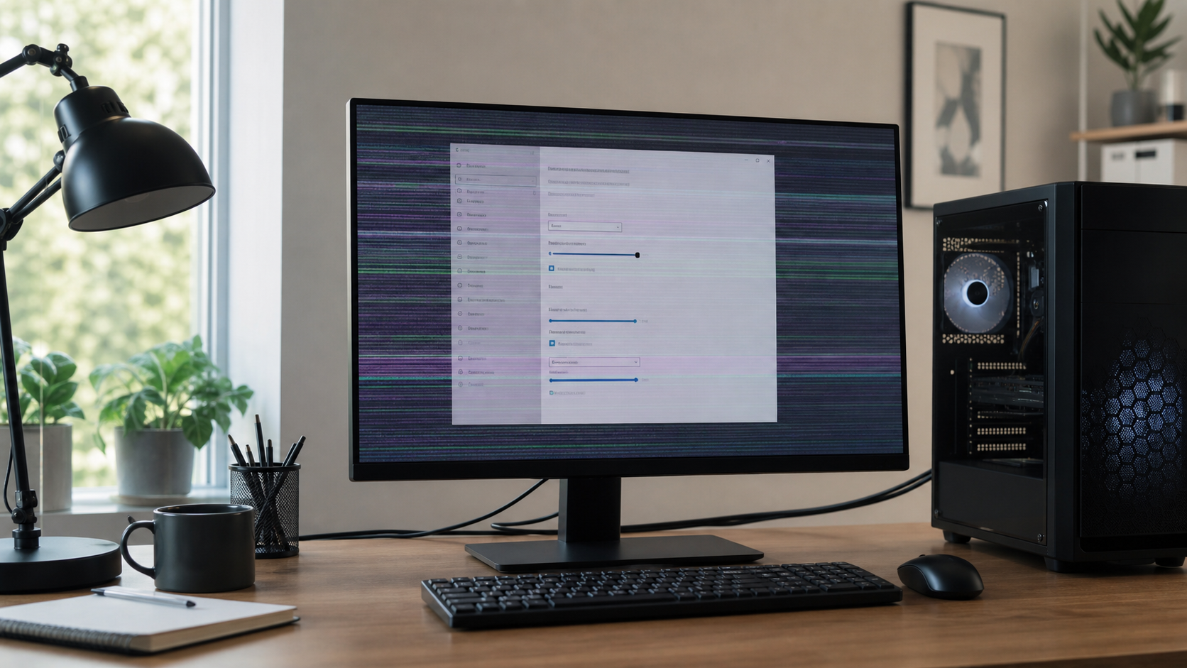 Monitor flackert: Ursachen finden und sicher beheben