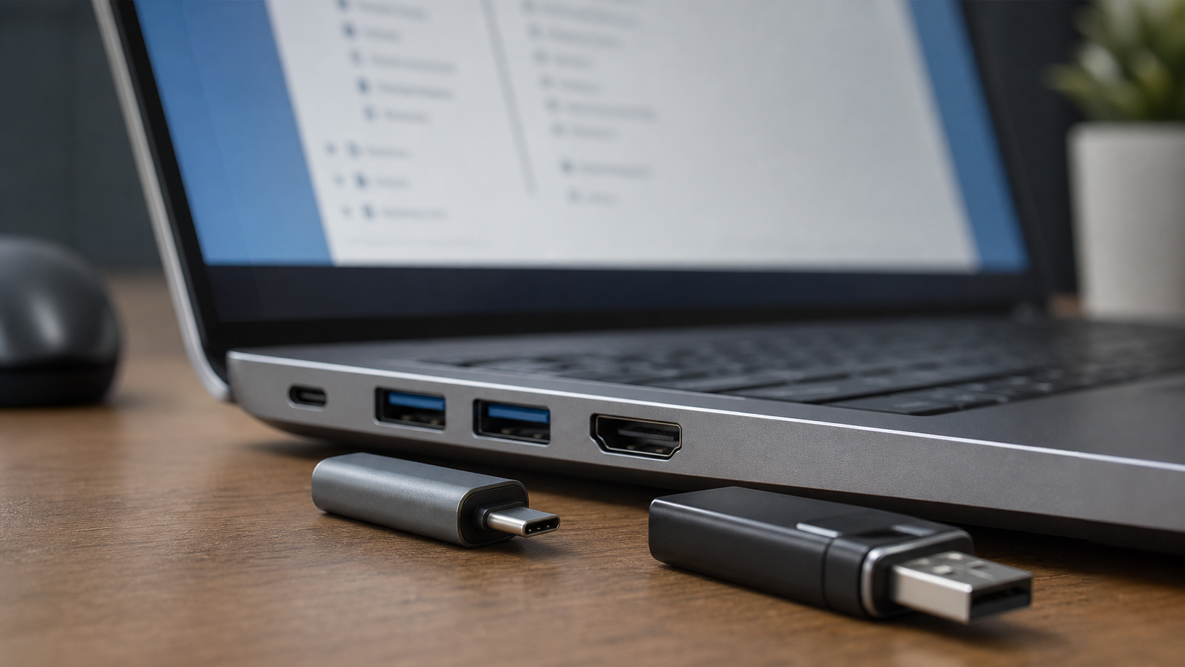 USB-Anschlüsse und Adapter als sichere Diagnose für ein nicht erkanntes USB-Gerät