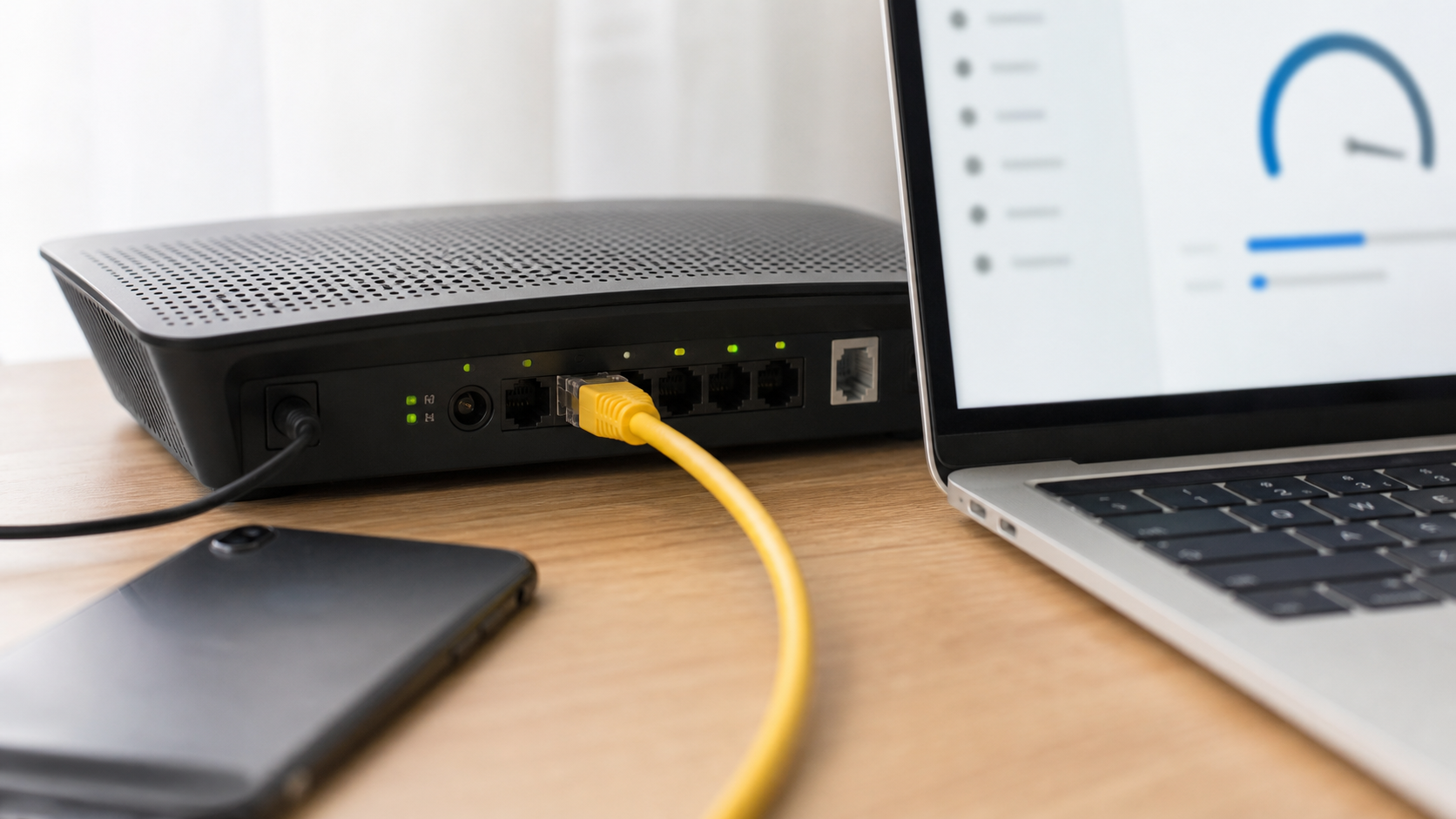 Router und Verbindung bei langsamem Internet prüfen