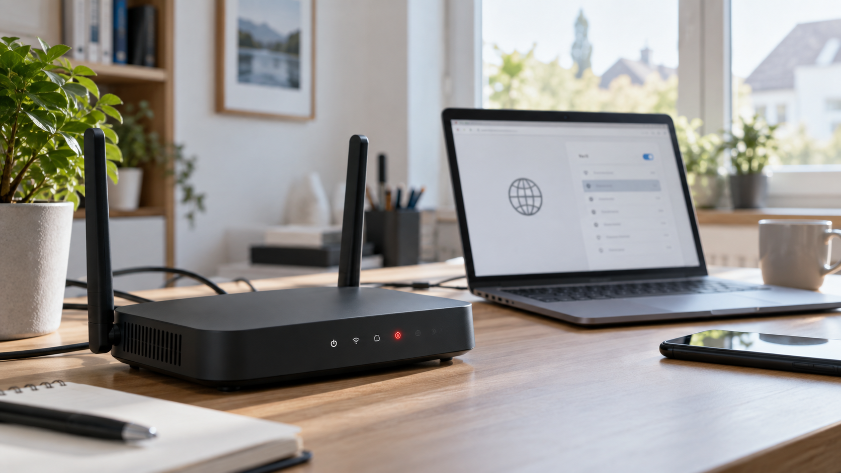 Router blinkt rot: Internetproblem erkennen und sicher beheben
